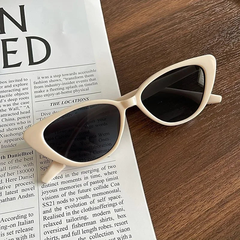 Pink Women Cat Eye Sunglasses Retro Premium Sun Glasses Men Sun Protection Fashion Eyewear Luxury Design Uv400 משקפי שמש