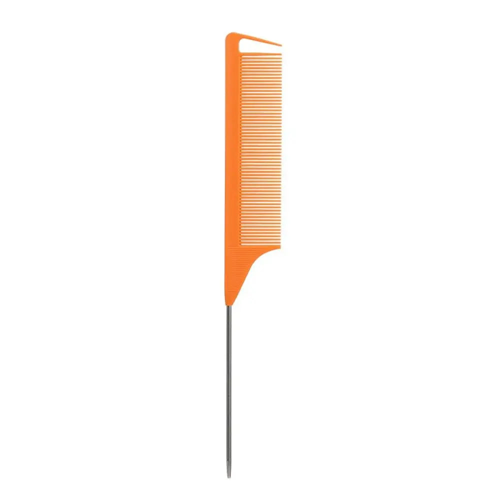 Anti-Static Steel Tip Tail Comb Professional Fine Tooth Hair Styling Tool for Barbers Salon Quality Barber Accessories
