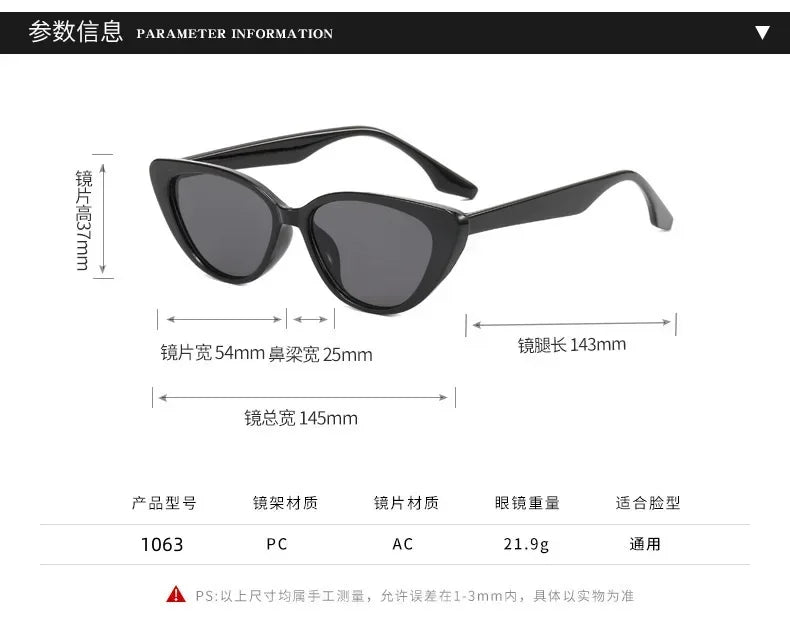 Pink Women Cat Eye Sunglasses Retro Premium Sun Glasses Men Sun Protection Fashion Eyewear Luxury Design Uv400 משקפי שמש
