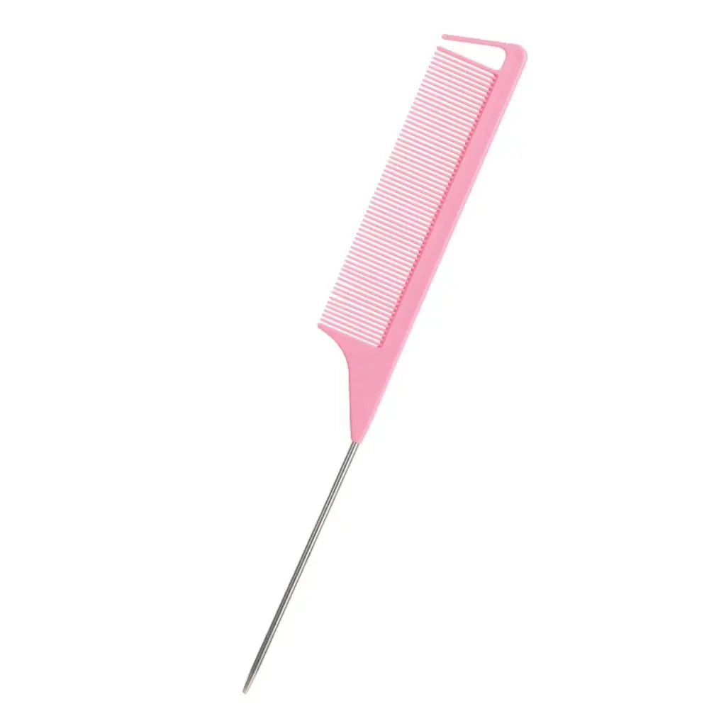 Anti-Static Steel Tip Tail Comb Professional Fine Tooth Hair Styling Tool for Barbers Salon Quality Barber Accessories