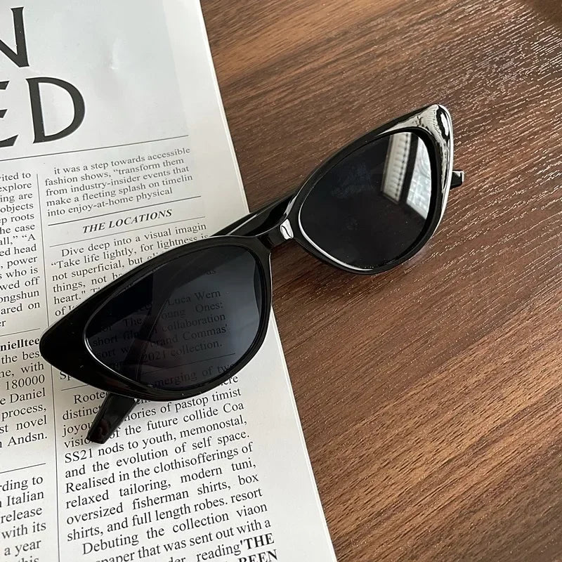 Pink Women Cat Eye Sunglasses Retro Premium Sun Glasses Men Sun Protection Fashion Eyewear Luxury Design Uv400 משקפי שמש